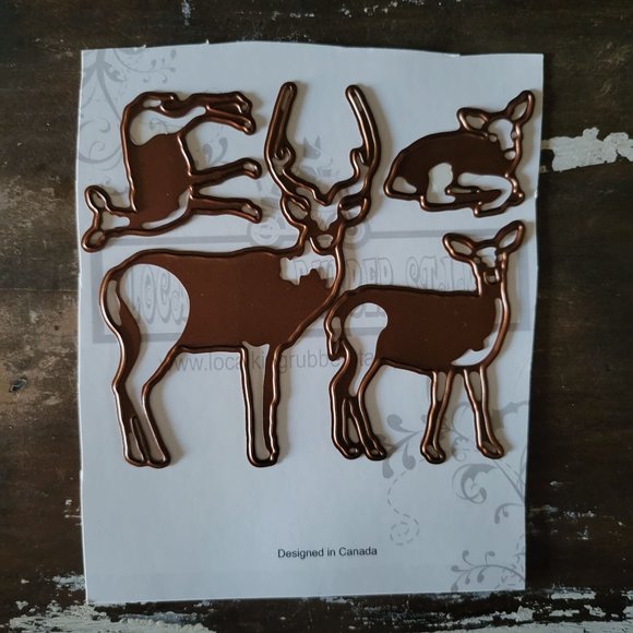 Local King Rubber Stamp Peaceful Neighbours Rubber Stamp Set with Matching Die - Picture 5 of 5